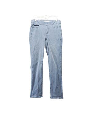 Soft Surroundings Jeans Womens Small Blue Stretch Pull-On Straight Leg